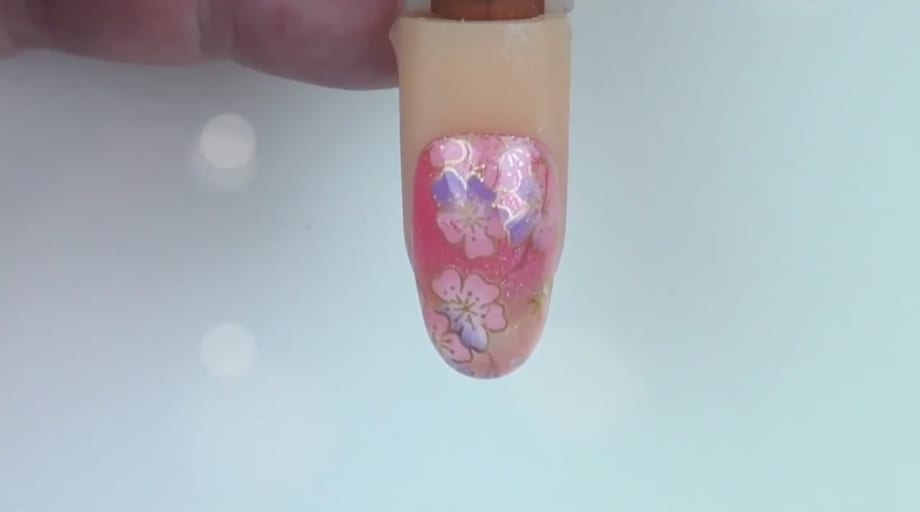 Gel II Spring Blossom Nail Art
