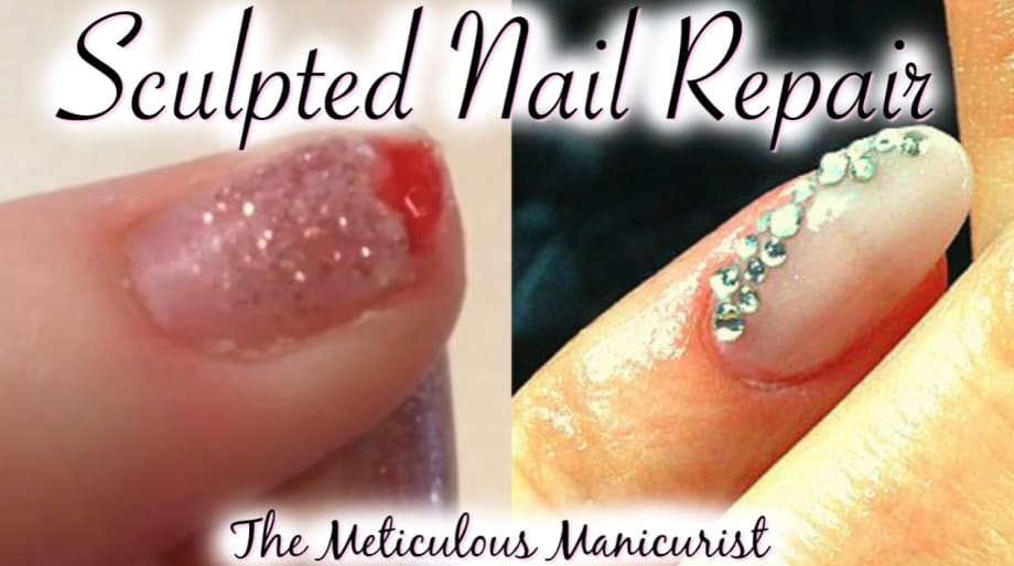 How to Sculpt Acrylic to Repair a Bloody, Broken Nail
