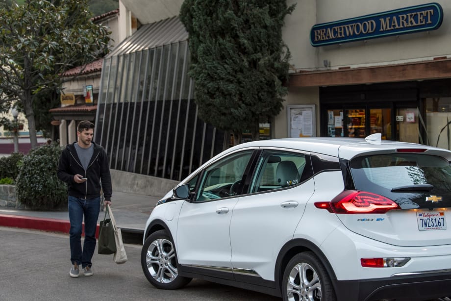 Maven Adds Bolt EV to Carsharing Fleet in L.A.