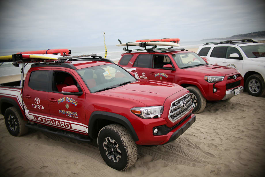 Calif. Lifeguards Receive 35 Toyota Vehicles