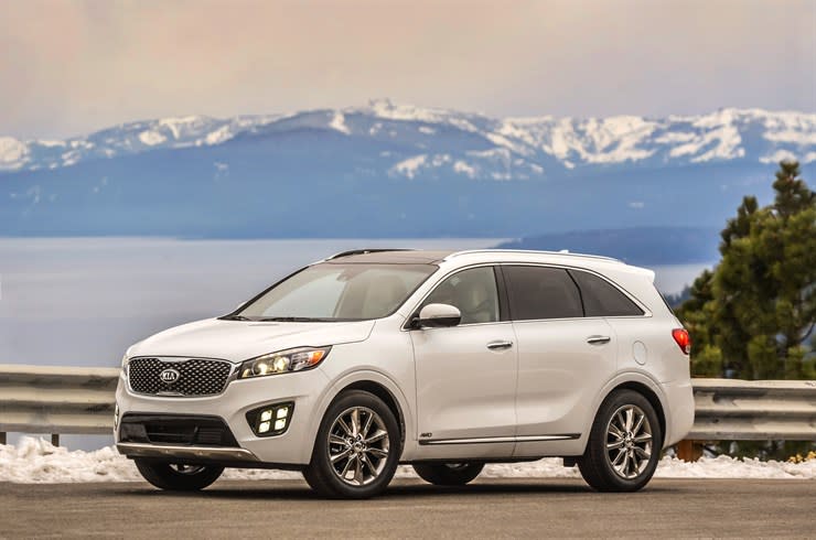 Kia Sorento Wins Top Honor for Crashworthiness