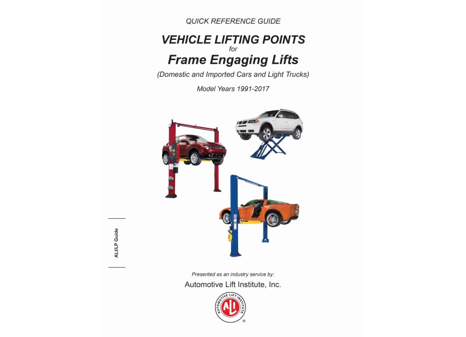 Automotive Lift Institute Releases Lifting Points Guide