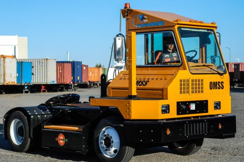Oakland Maritime Support Services Uses Electrical Terminal Truck