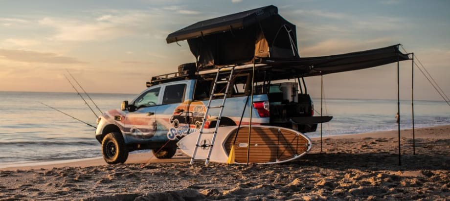 Nissan Unveils Titan Surfcamp