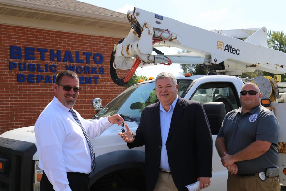 Utility Company Donates Bucket Truck to Local Village