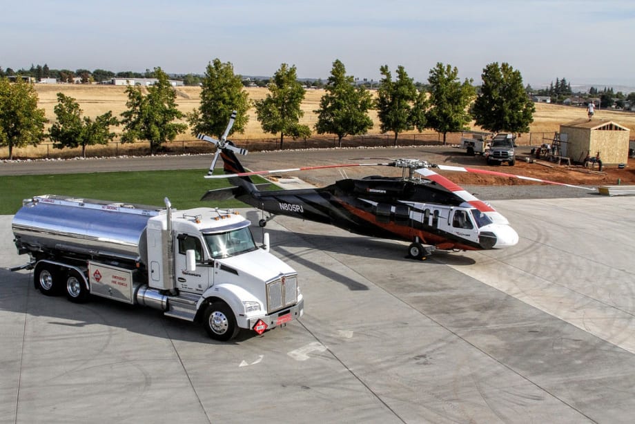 How Fuel Trucks Keep Helicopter Fleet Running
