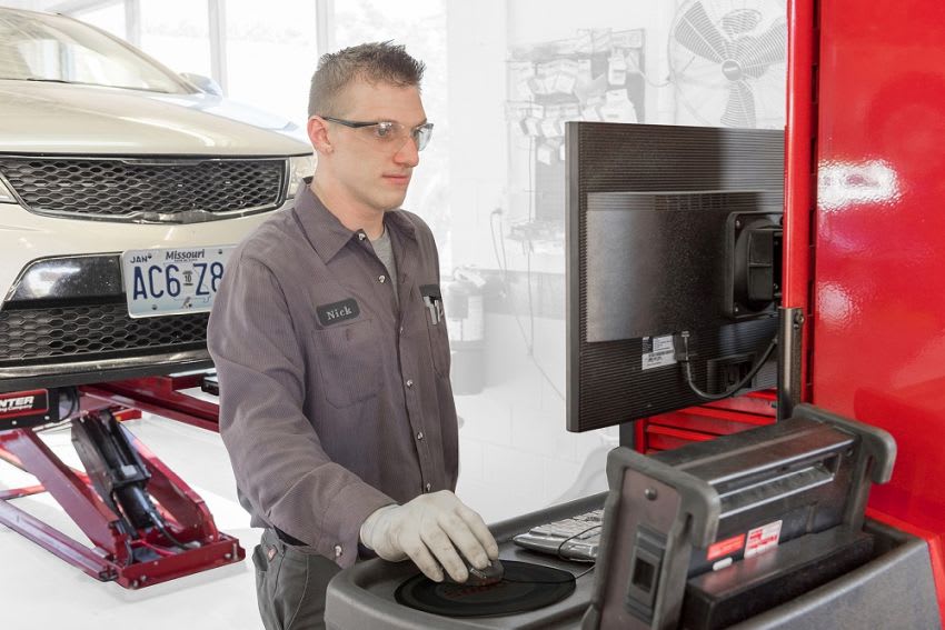Alignment Machine Integrated with Point of Sale