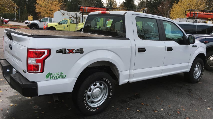 Washington DOT Deploys Plug-in Hybrid F-150
