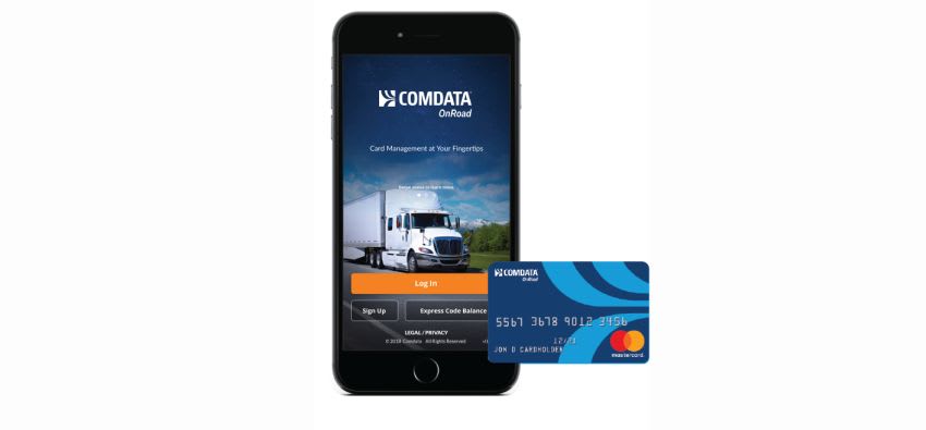 Comdata Mobile App for Driver Fund Management