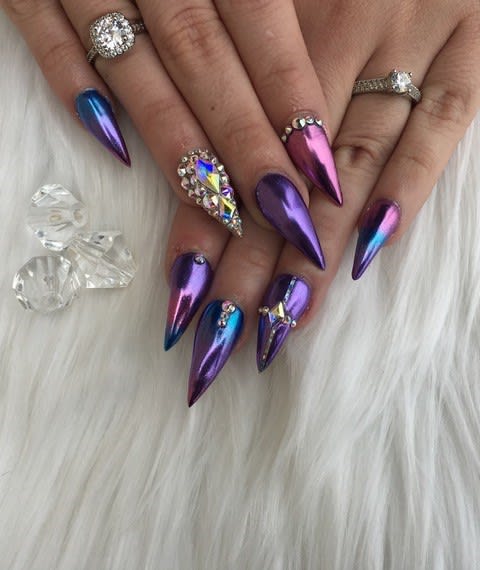 Day 116: Embellished Nail Art