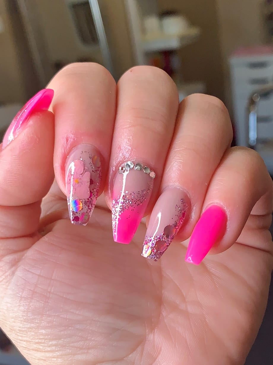 Day 139: Pink Crush Nail Art