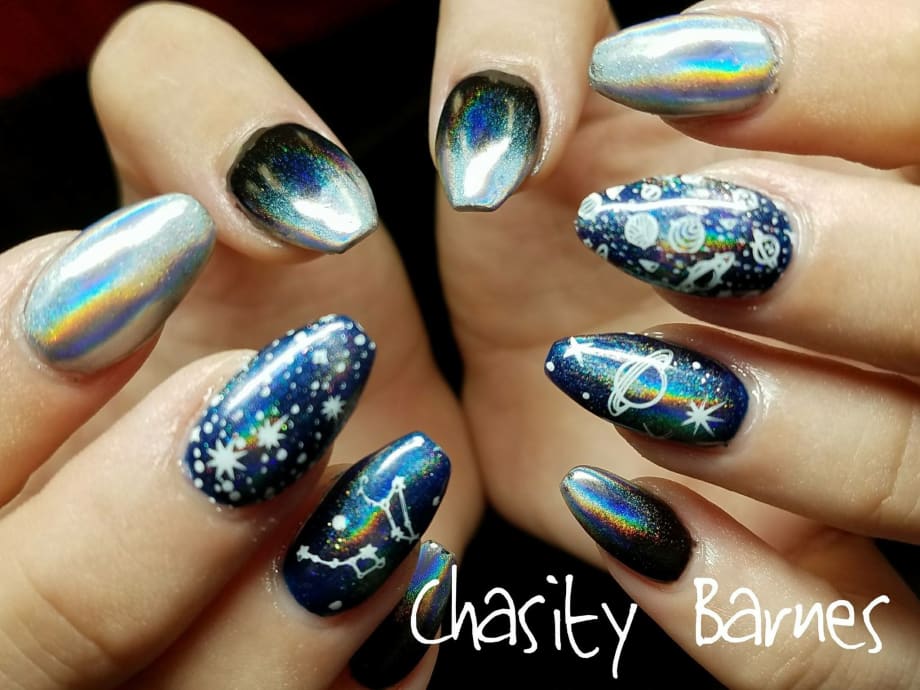 Day 24: Planetary Nail Art