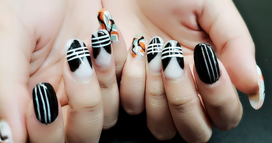 Day 47: Fun Abstract Nail Art
