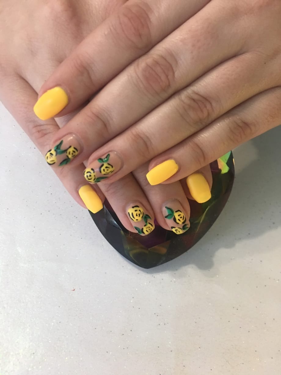 Day 62: Flowers, Characters, and More Nail Art