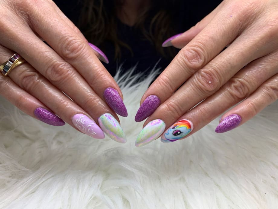 Day 319: My Little Pony Nail Art