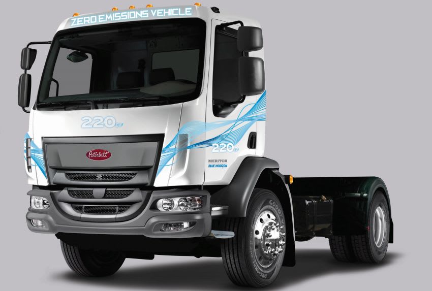 Peterbilt Shows Electric Medium-Duty Truck at CES