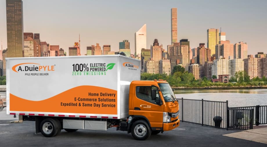 A. Duie Pyle Deploys Fuso eCanter Cabovers