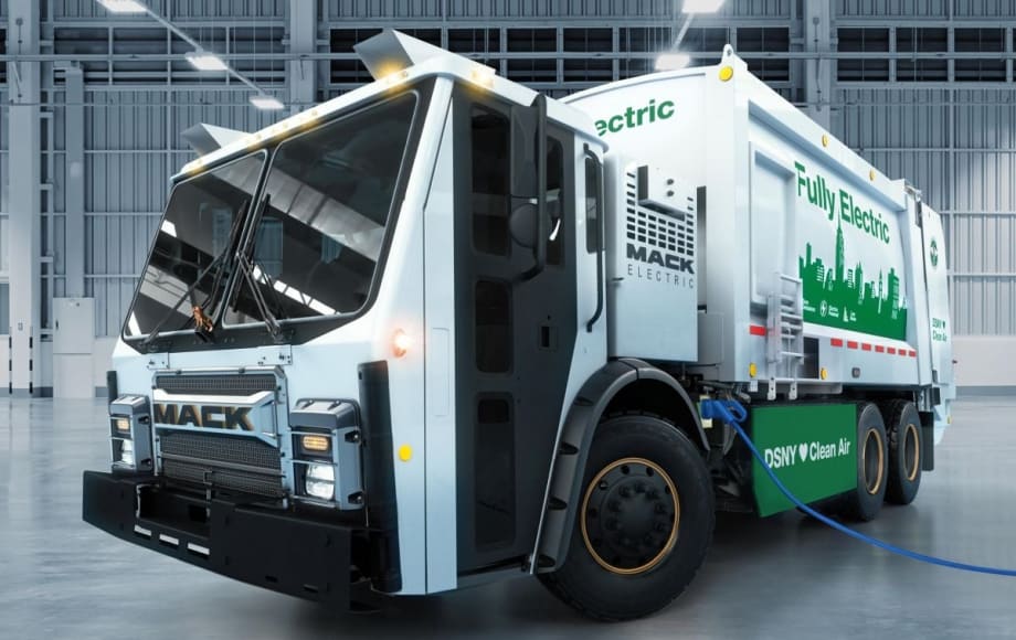 Mack Reveals Fully Electric LR Refuse Truck