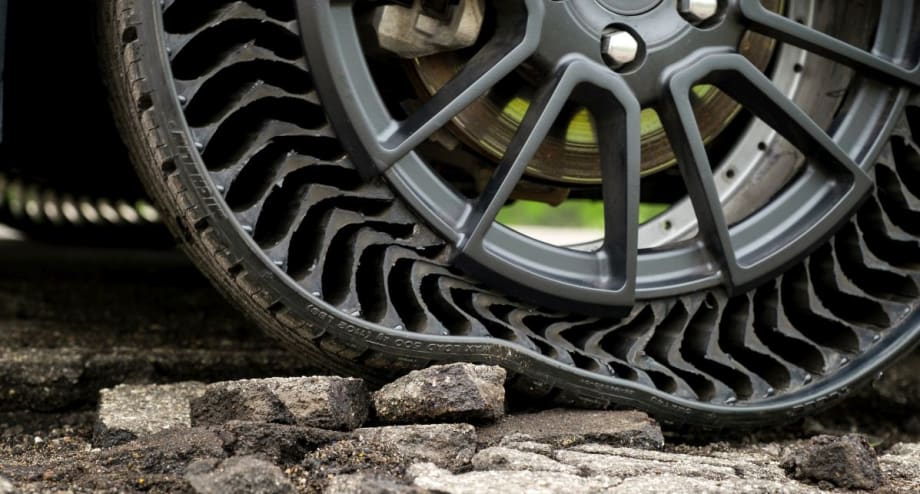 Michelin, GM Show Airless Tire Prototype