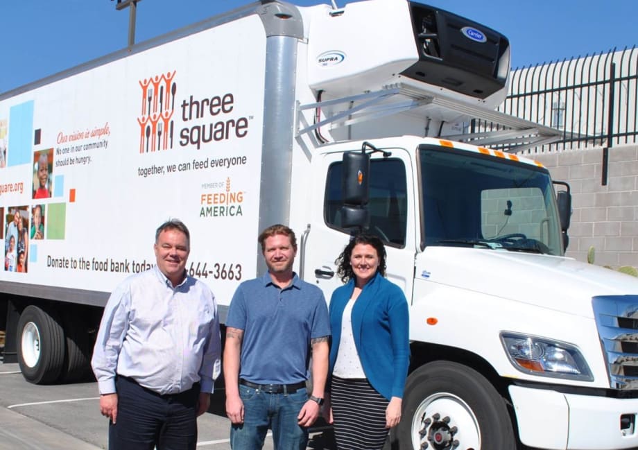 Carrier Transicold Gifts Refrigeration Unit to Food Bank