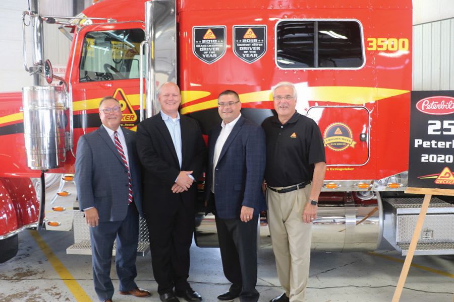 Decker Truck Lines Celebrates 2,500th Peterbilt