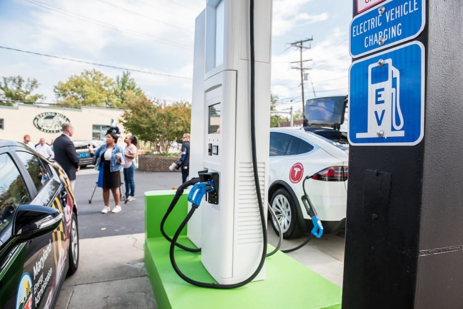 First Gas Station to Convert to Fully Electric Charging Opens in Maryland
