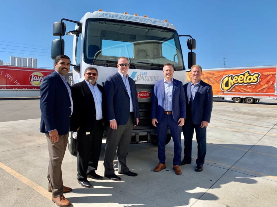 Peterbilt Delivers First Electric Cabover Truck to Frito-Lay