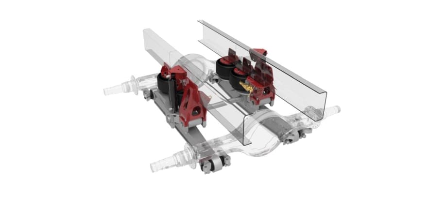 Link's 52K Air Link Gen 3 Tandem Drive Suspension for Heavy Vocational Trucks