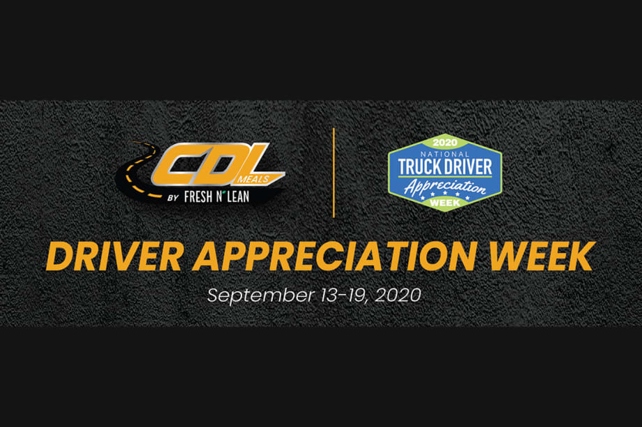 CDL Meals Promotion Celebrates Driver Appreciation Week