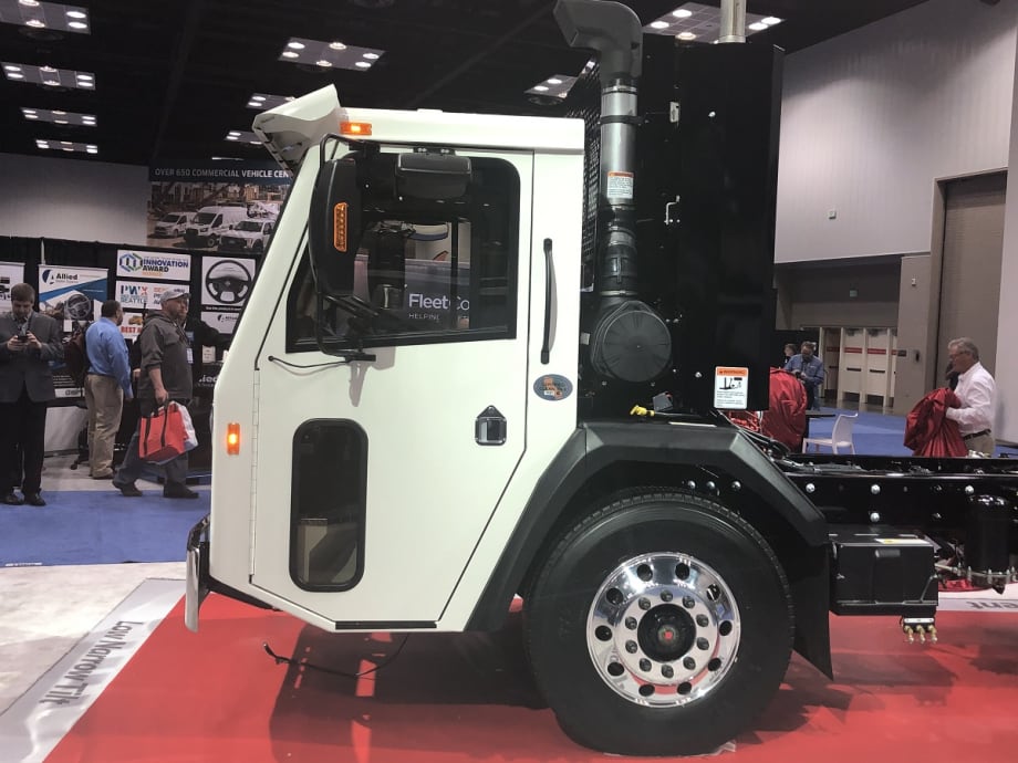 Crane Carrier Introduces Narrow Tilt Truck Chassis at Work Truck Show