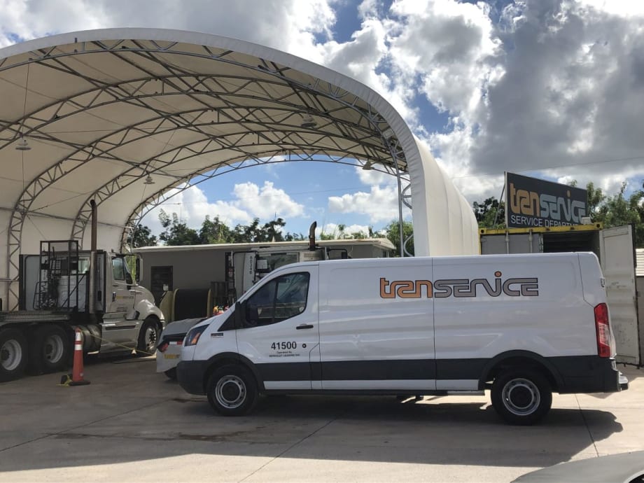 Transervice Canopy Helps Beat the Heat