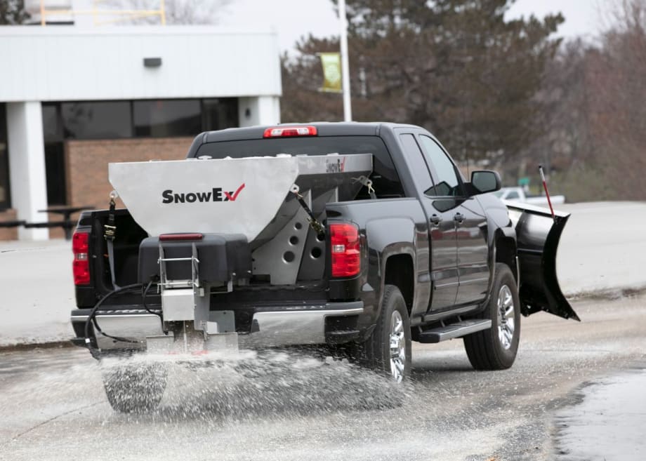SnowEx Updates HELIXX Stainless Steel Hopper Spreaders