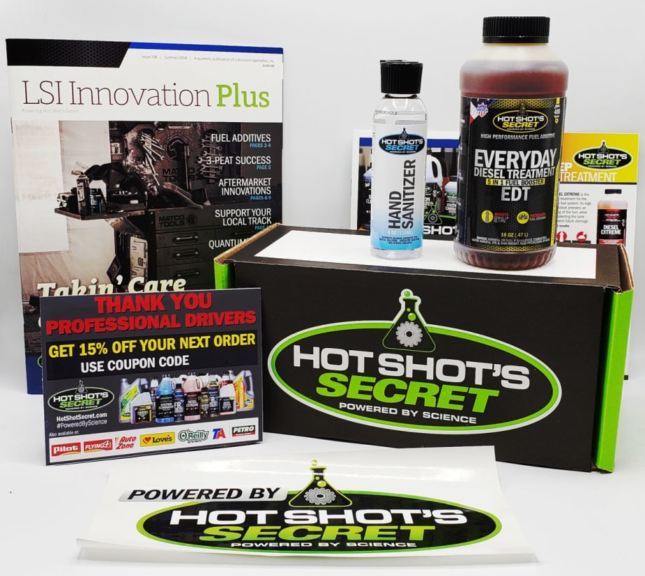 Hot Shot's Secret Rolls Out Trucker Care Packages
