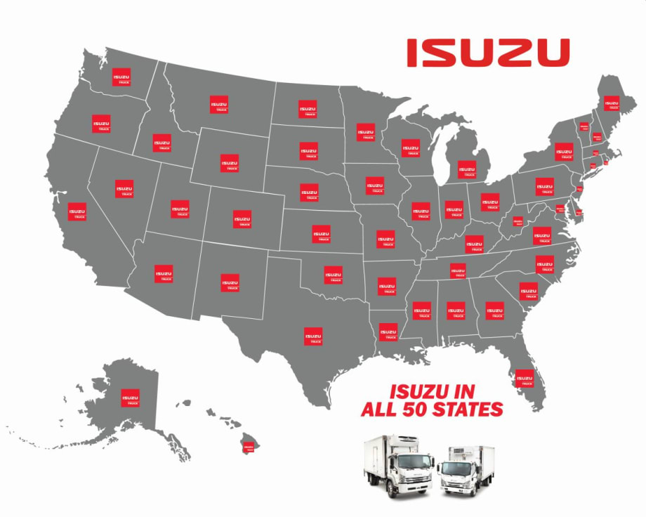 Isuzu Now Has Dealerships in All 50 States