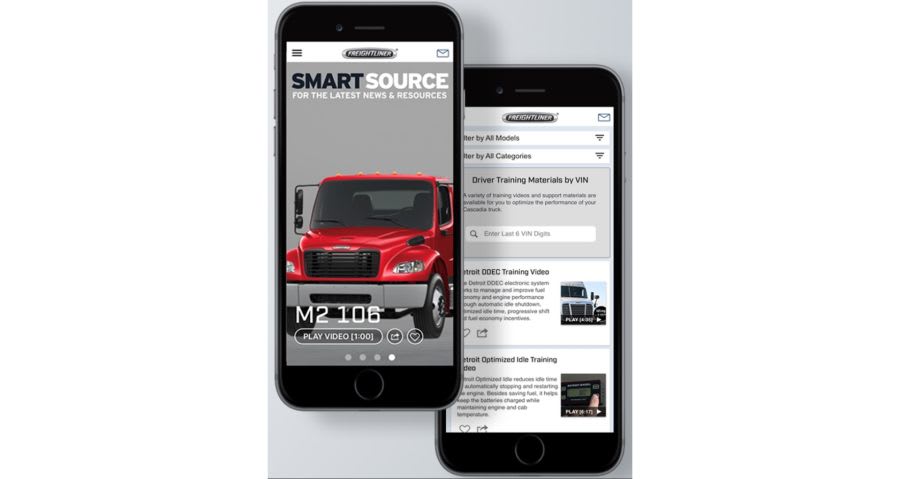 Freightliner Updates Smart Source App