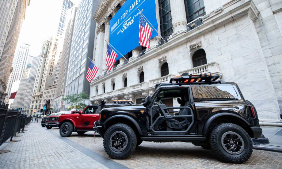 Ford's All-New F-150 and Bronco Make Debut at Stock Exchange