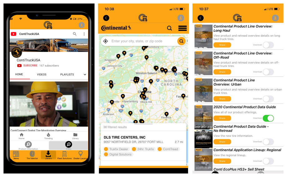 Continental Launches Mobile App for Fleets & Tire Dealers