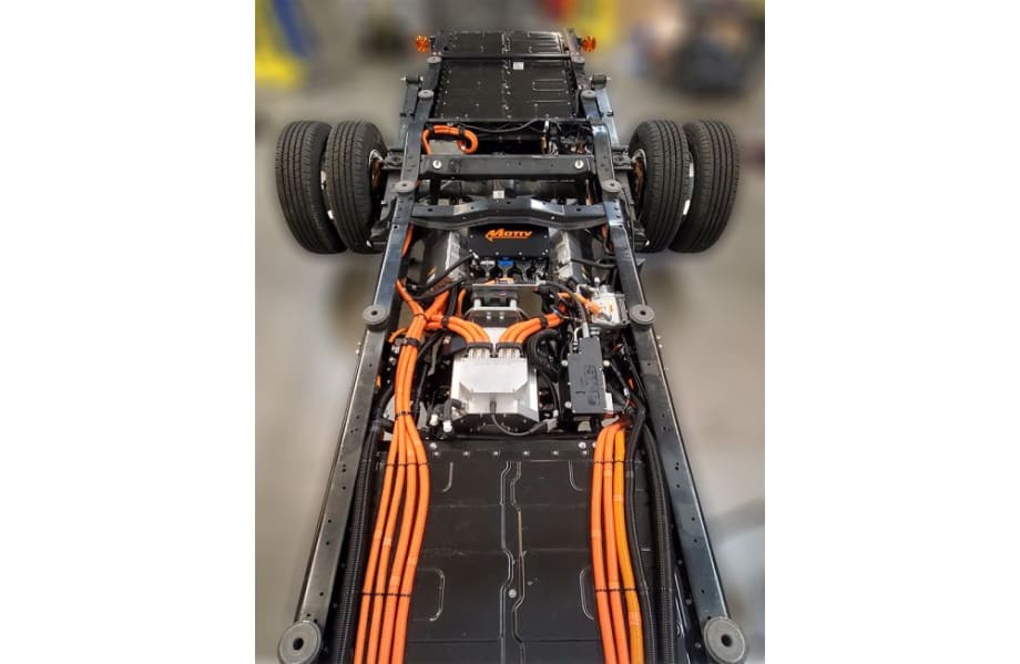 Motiv Power Systems Debuts Fifth-Gen Medium-Duty Electric Chassis 