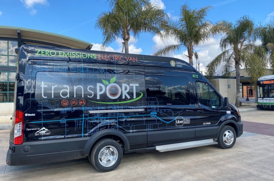 California City Deploys 12 All-Electric Microtransit Vans