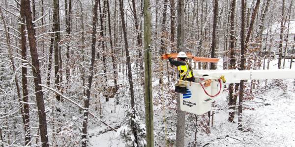 Over 600 Bucket Trucks Dedicated to Restoring Virginia Power