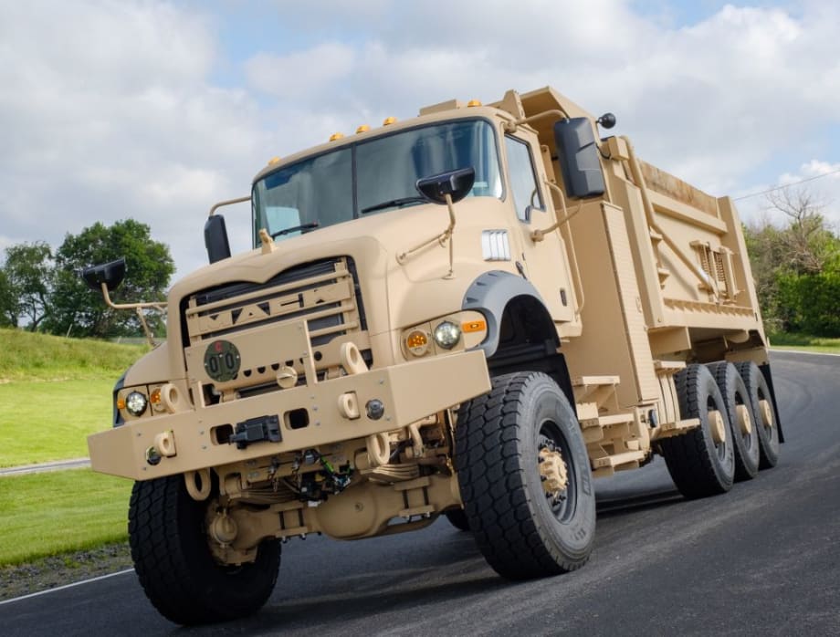U.S. Army Orders Heavy Dump Trucks from Mack Defense