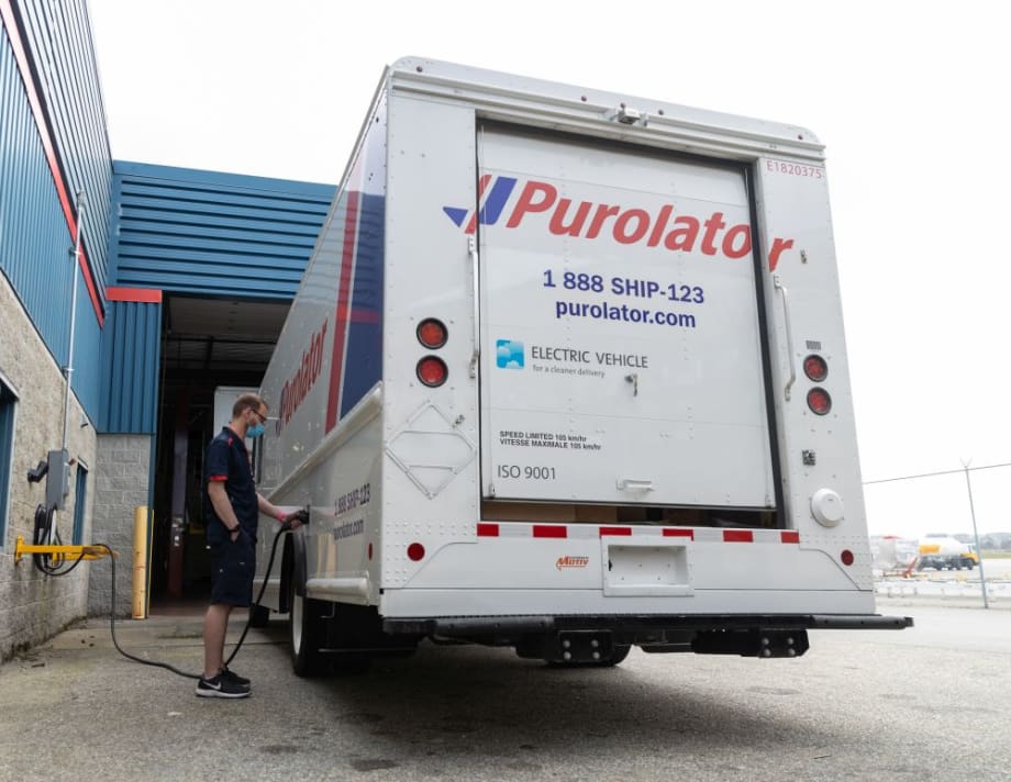 Purolator Hits Road as Electric Courier