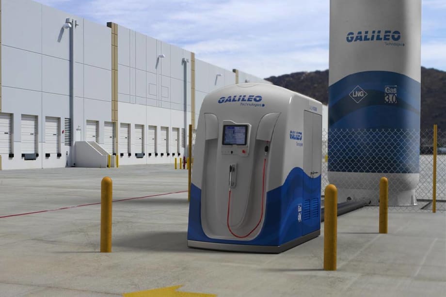 Galileo Reveals Smart LCNG Fueling Station