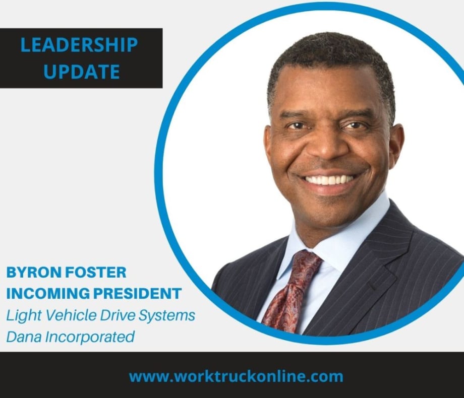 Dana Incorporated Updates Light Vehicle Leadership