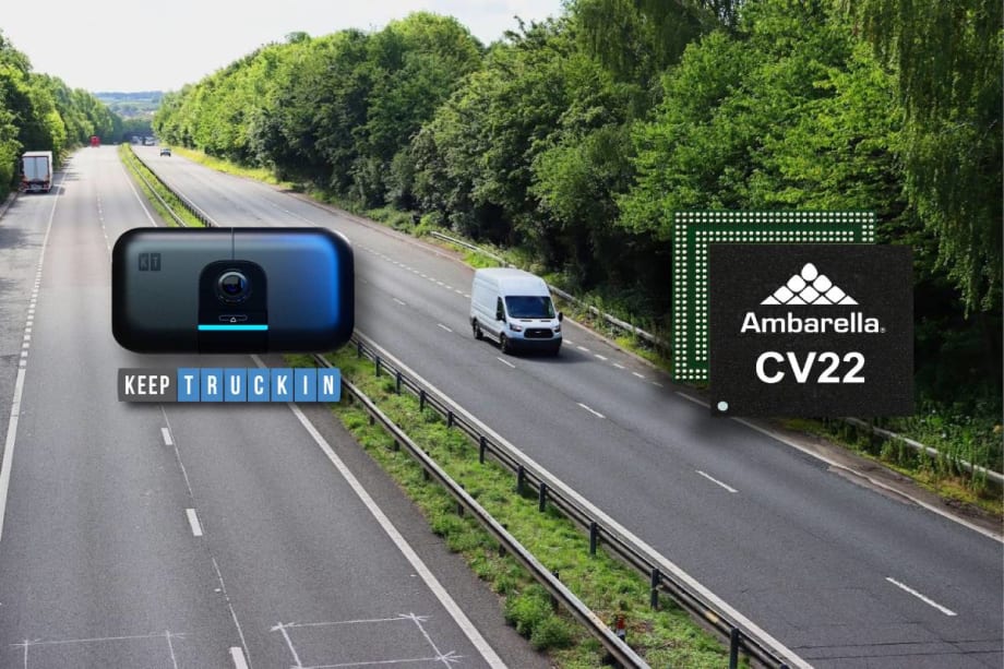 KeepTruckin Partners with Ambarella on AI Dashcam