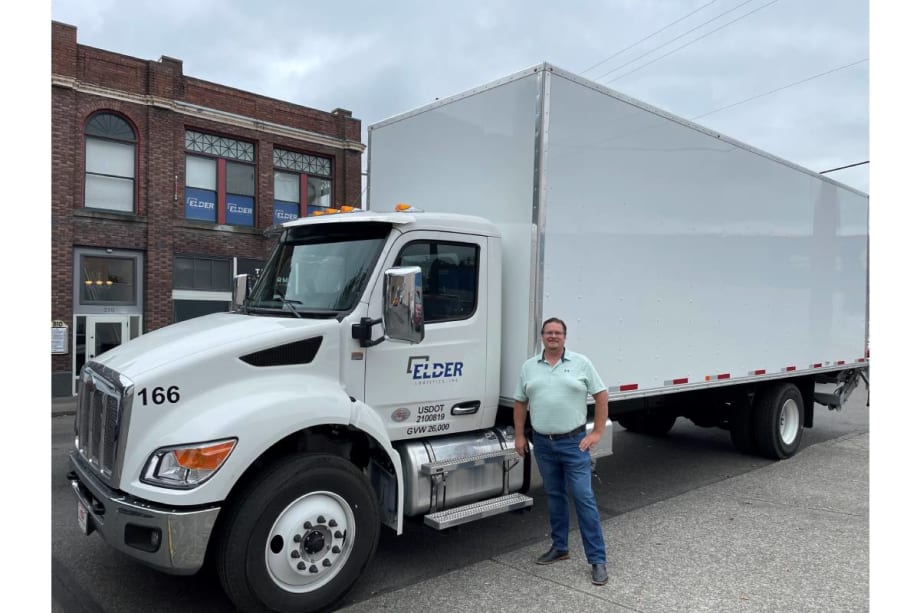 Peterbilt Delivers New Medium-Duty Model 536 to Elder Logistics