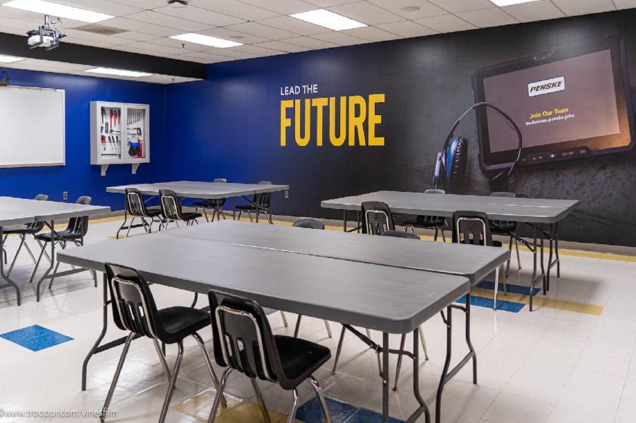 Penske Dedicates Classroom at Lincoln Tech’s Maryland Campus