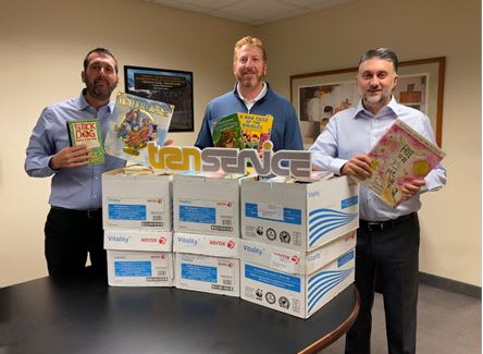 Transervice Helps Book Fairies Deliver Books to Schools