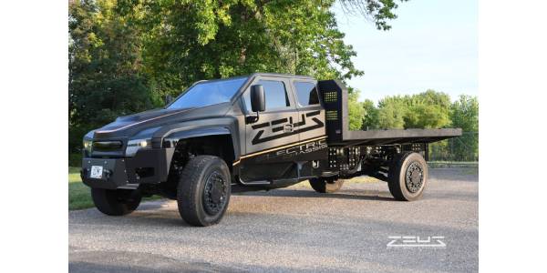 Zeus Electric Chassis, EAVX Collaborate on EV Work Trucks