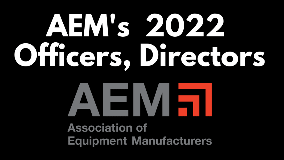 AEM Names Officers and New Directors for 2022